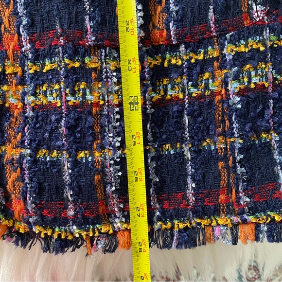 NWT Chico's Mid-length Tweed Open-Front Petite Jacket Size 8-10P / Small - Picture 11 of 13